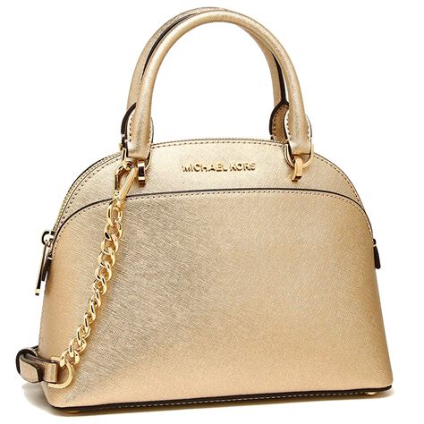 michael kors bags gold|michael kors gold leather handbags.